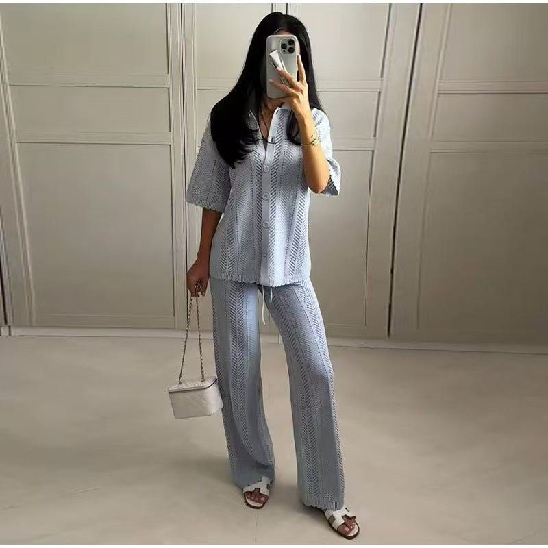Elspeth | Women's Knit Elegant Pants – Dress Pants
