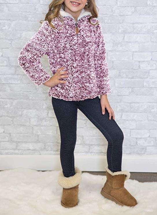 Elspeth | Women's Cozy Sweater in Dark Red