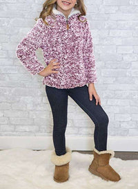 Elspeth | Women's Cozy Sweater in Dark Red
