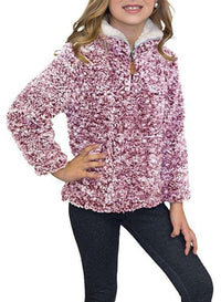 Elspeth | Women's Cozy Sweater in Dark Red