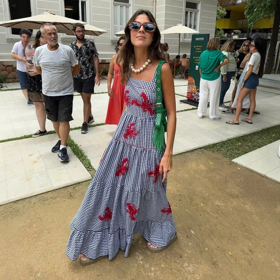 Emerance | Women's Maxi Dress in Gray