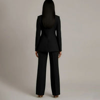 Emerson | Women's Tailored Single-Button Blazer Pants Suit Set