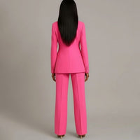 Emerson | Women's Tailored Single-Button Blazer Pants Suit Set