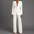 Emerson | Women's Tailored Single-Button Blazer Pants Suit Set