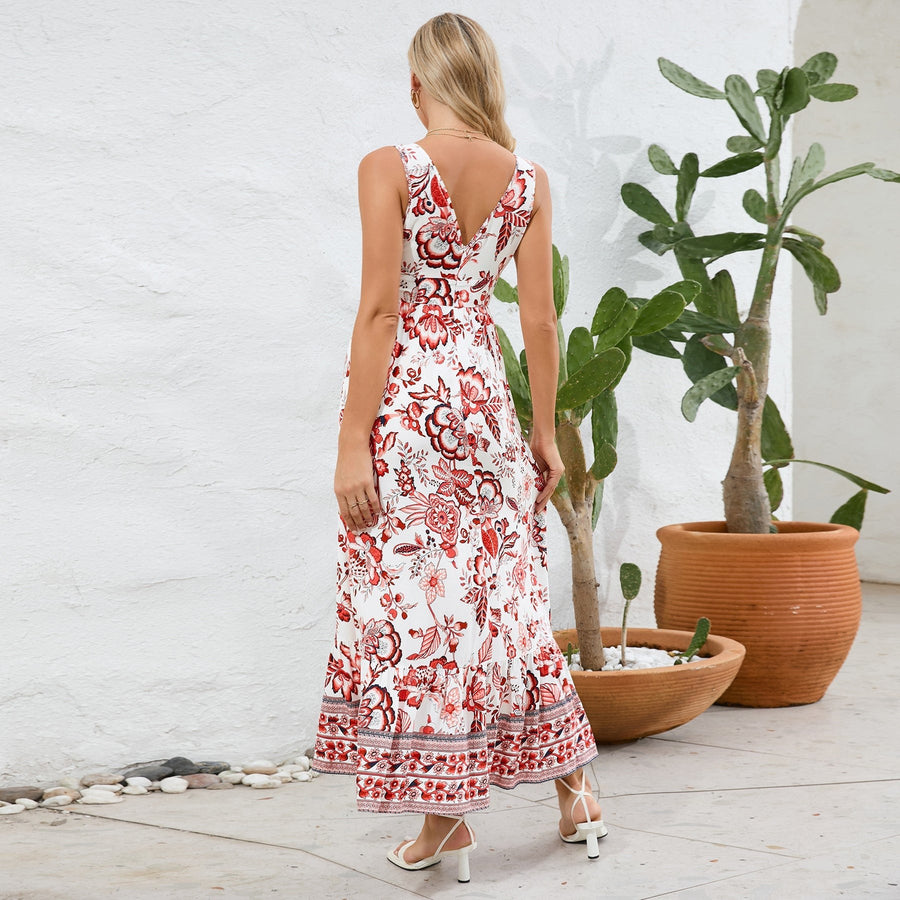 Emilia | Women's Voluminous Floral Maxi Dress