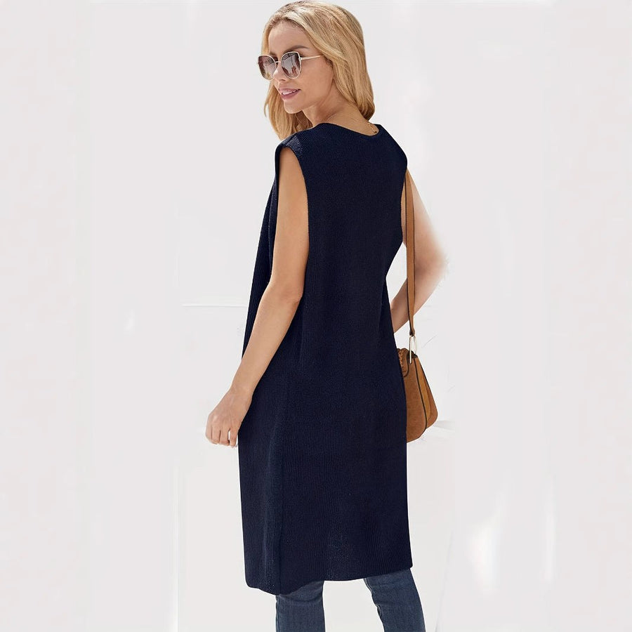 Enora | Women's Slit Knit Coat