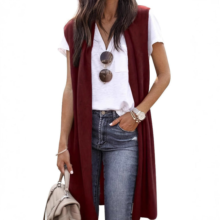 Enora | Women's Slit Knit Coat
