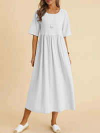 Eostre | Women's Short Sleeve Maxi Dress