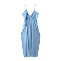 Ephrosyne | Women's Maxi Dress in Blue