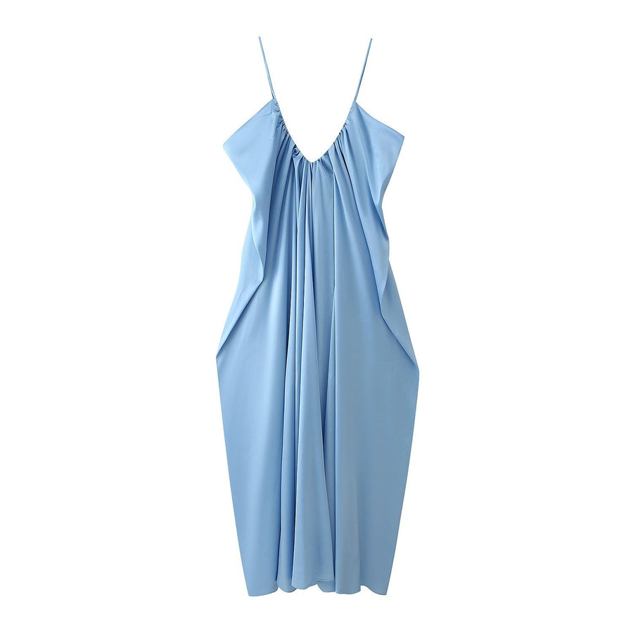 Ephrosyne | Women's Maxi Dress in Blue