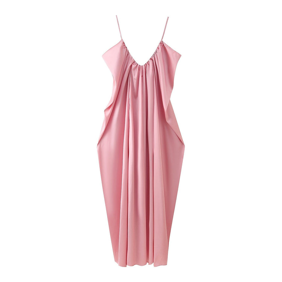 Ephrosyne | Women's Maxi Dress in Pink