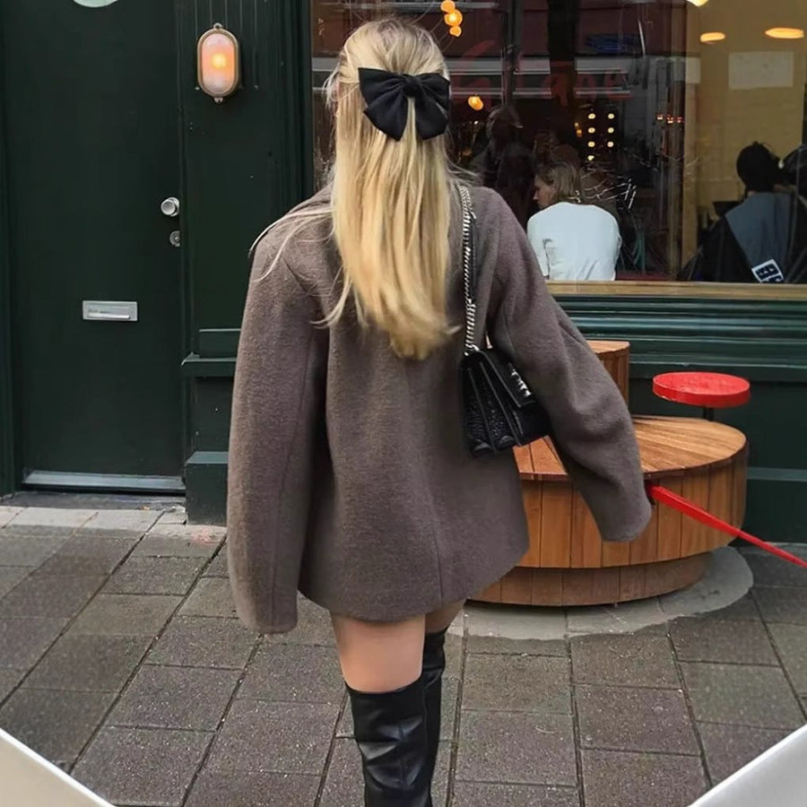 Erica | Women's Elegant Jacket in Brown