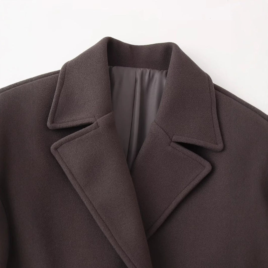Erica | Women's Elegant Jacket in Brown