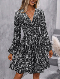 Ermelinda | Women's Puff Sleeve Elegant Wrap Dress in As Shown
