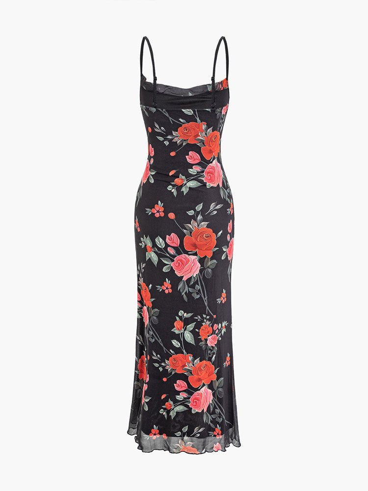 Ermine | Women's Casual Floral Maxi Dress