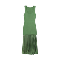 Esclarmonde | Women's Maxi Dress in Green