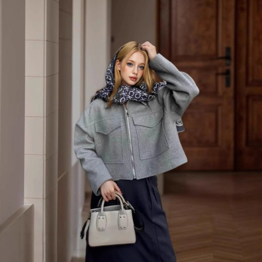 Esperanza | Women's Pockets Fleece Casual Modern Jacket