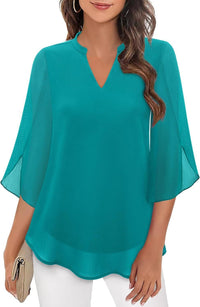 Estrella | Women's Blouse in Smaragd