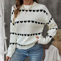 Etheldred | Women's Knit Sweater in White