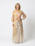 Etheldred | Women's Long Sleeve Floral Maxi Dress