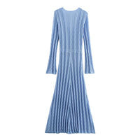 Ethelinda | Women's Elegant Maxi Dress in Royal Blue