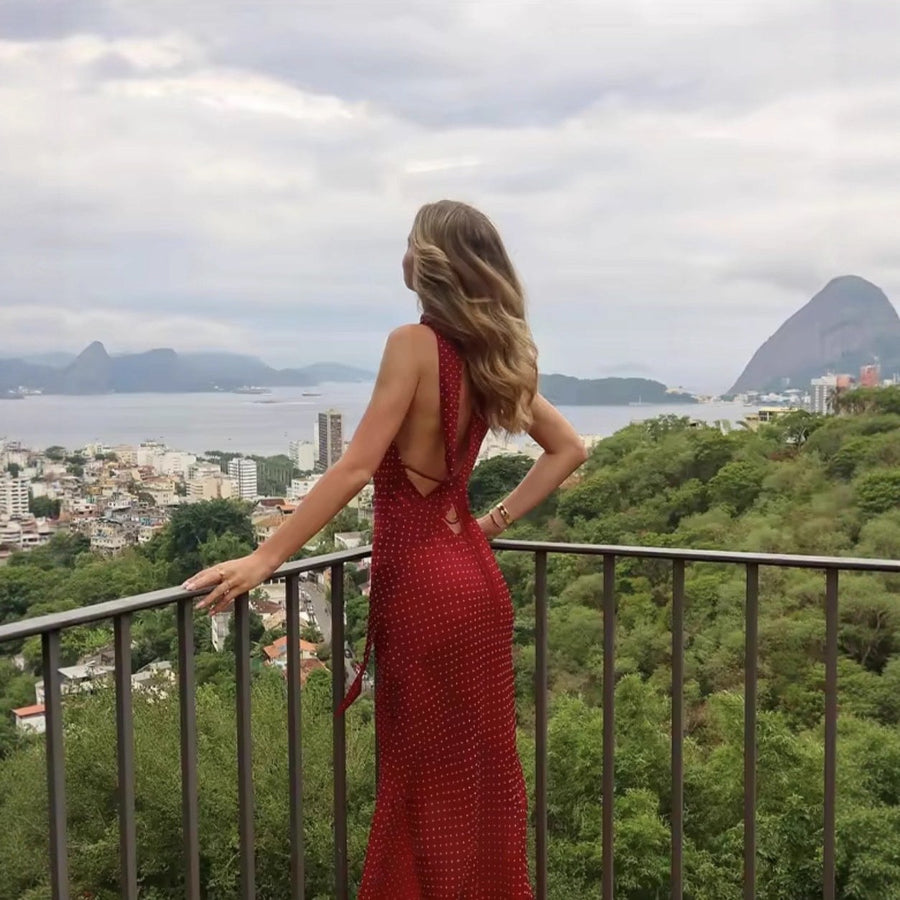 Etiennette | Women's Ruffle Elegant Maxi Dress