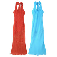 Etiennette | Women's Ruffle Elegant Maxi Dress
