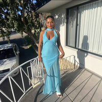 Etiennette | Women's Ruffle Elegant Maxi Dress