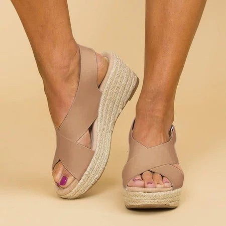 Eudocia | Women's Closed Toe Lightweight Wedge Sandals