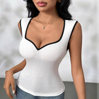 Eulalia | Women's V-Neck Bodycon Top