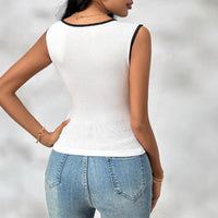 Eulalia | Women's V-Neck Bodycon Top