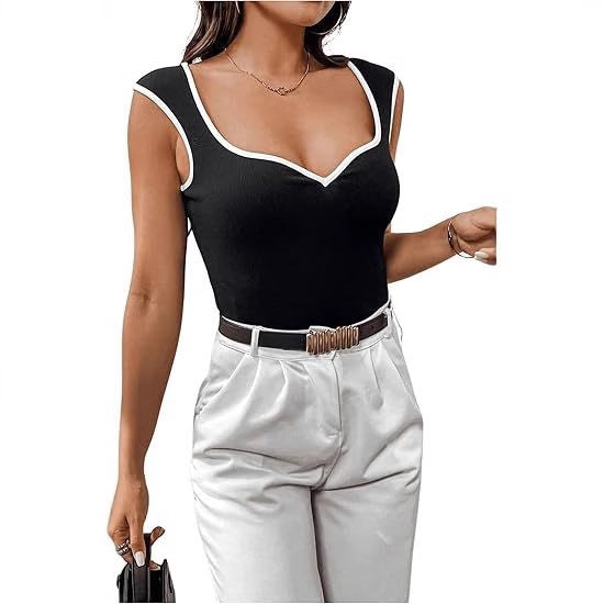 Eulalia | Women's V-Neck Bodycon Top