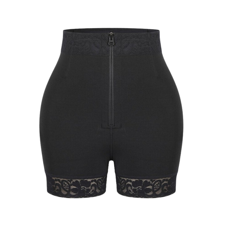 Eulalia | Women's High Waist Bodysuit Shorts Shapewear in Black