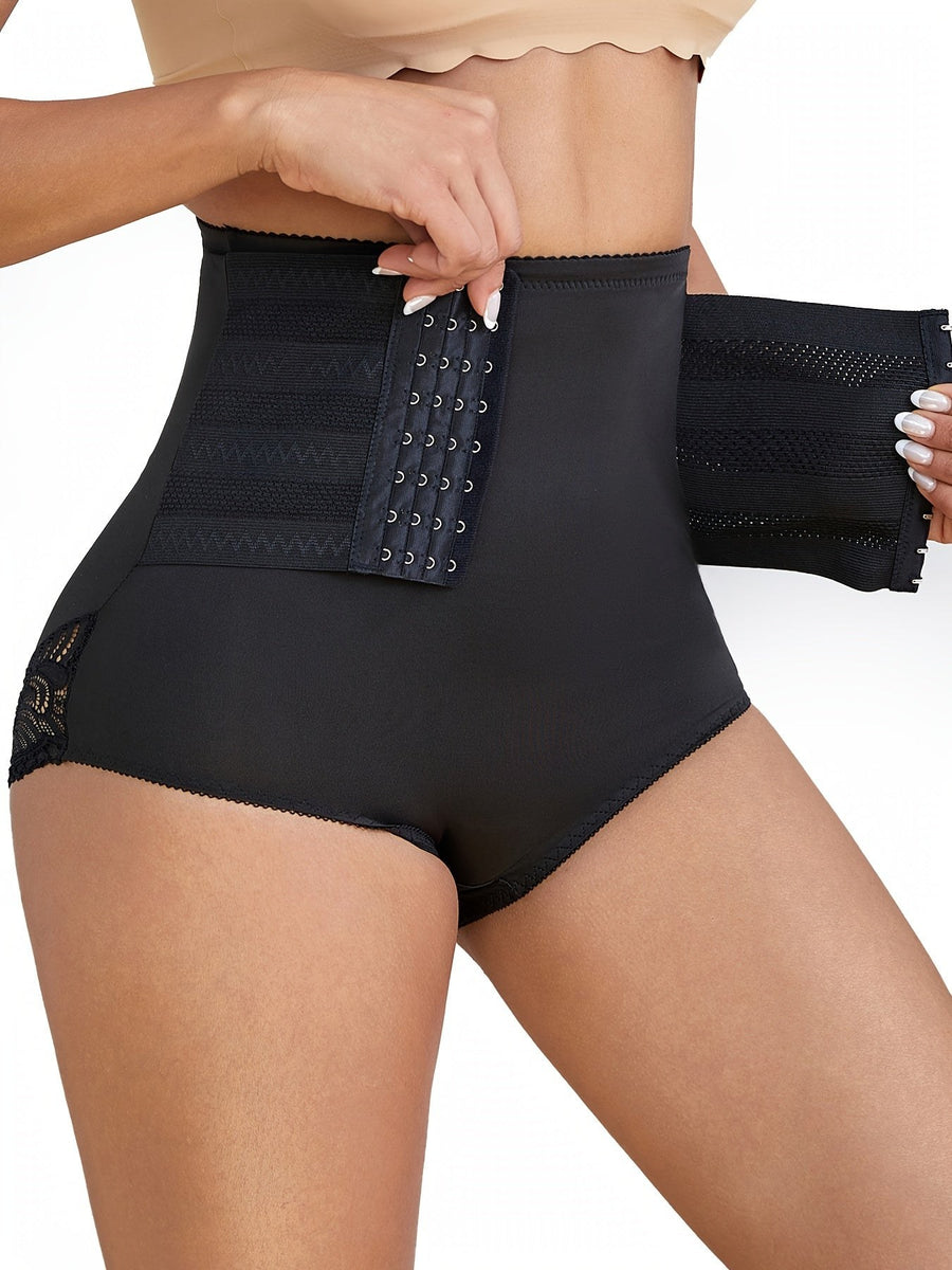 Eunice | Women's High Waist Hook Closure Brief Shapewear