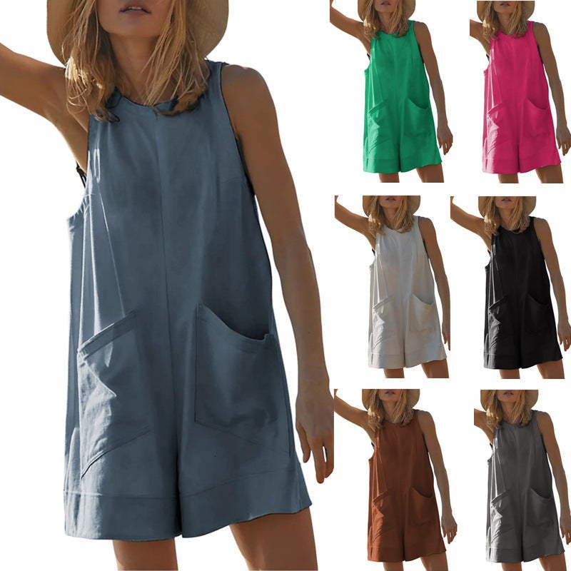 Eva | Women's Pockets Casual Jumpsuit