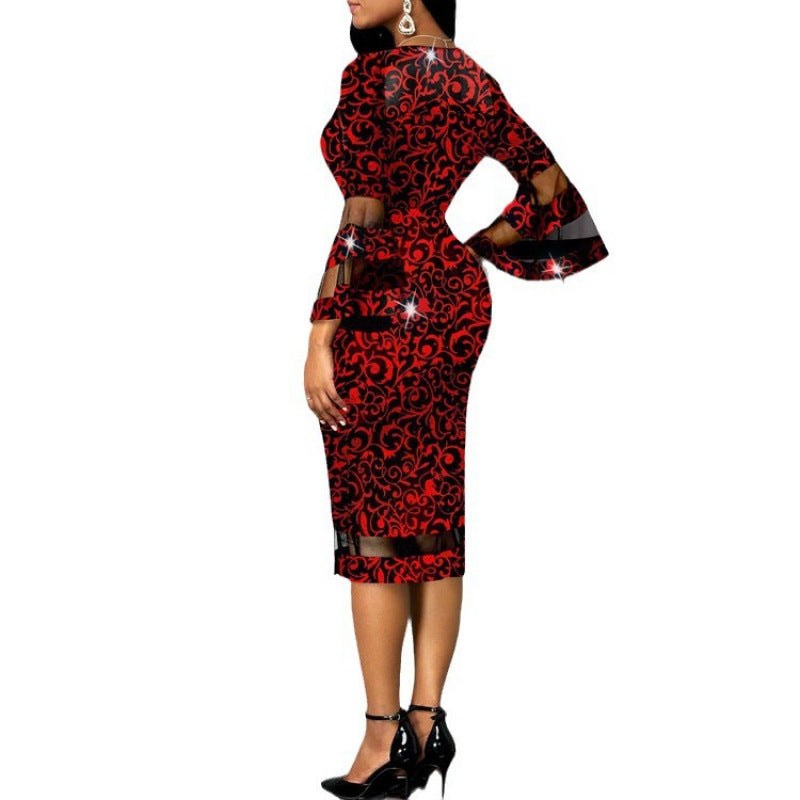 Eva | Women's Floral Elegant Sheath Dress
