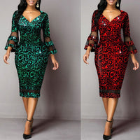 Eva | Women's Floral Elegant Sheath Dress