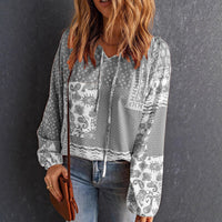 Evangeline | Women's Hooded Casual Hoodie in Gray