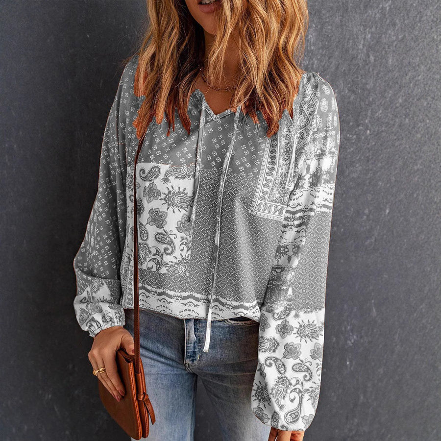 Evangeline | Women's Hooded Casual Hoodie in Gray
