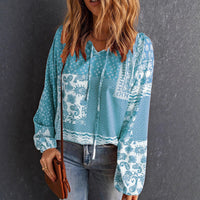 Evangeline | Women's Hooded Casual Hoodie in Sky Blue