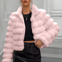 Evelien | Women's Faux Fur Jacket in White