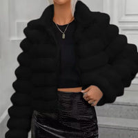 Evelien | Women's Faux Fur Jacket in White