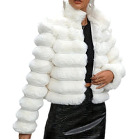 Evelien | Women's Faux Fur Jacket in White