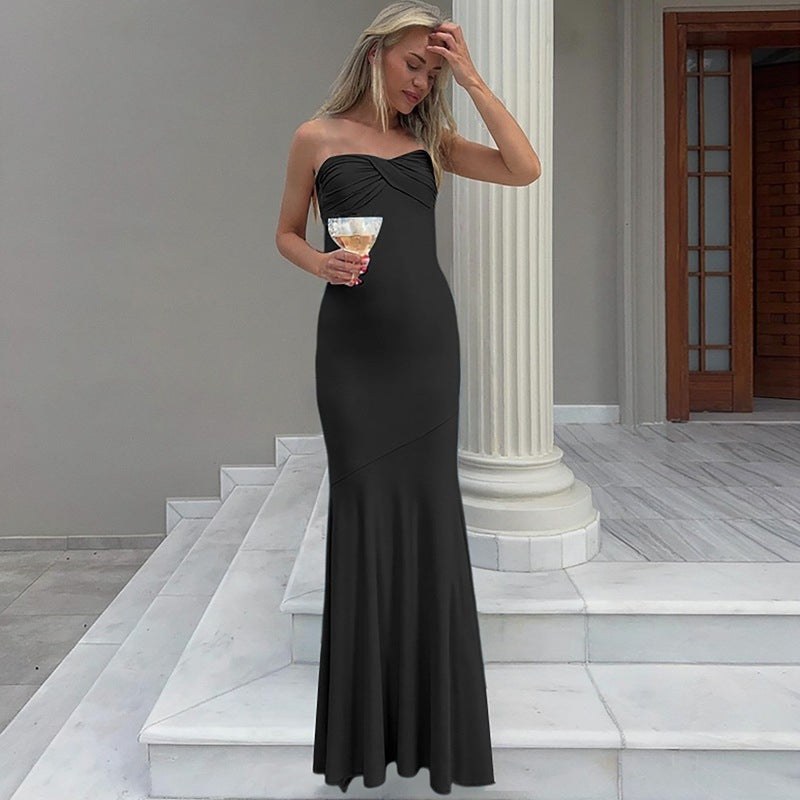 Evelina | Women's Bodycon Flowing Elegant Maxi Dress