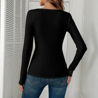 Fabienne | Women's Long Sleeve Lace Floral Elegant Top