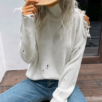 Fabiola | Women's Knit Sweater in White