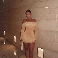 Faith | Women's Dress – Casual Dress in Apricot