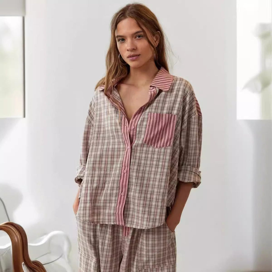 Fanny | Women's Plaid Soft Casual Blanket