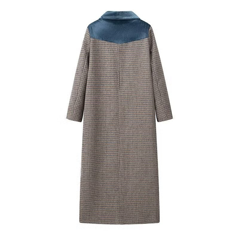 Fanny | Women's Plaid Elegant Blazer in Gray