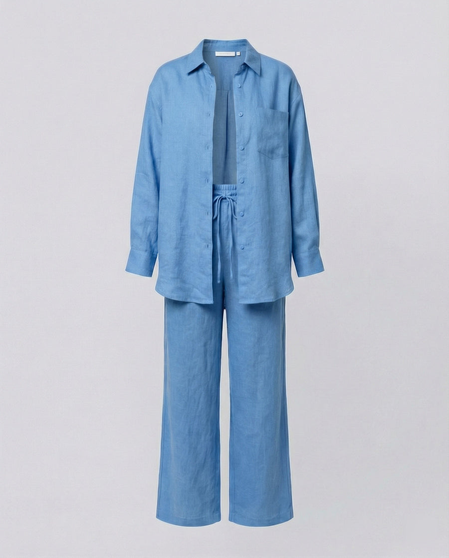 Farida | Women's Casual Shirt in Light Blue